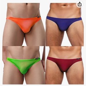Men’s Bikini Underwear 4 Pack- NEW in package